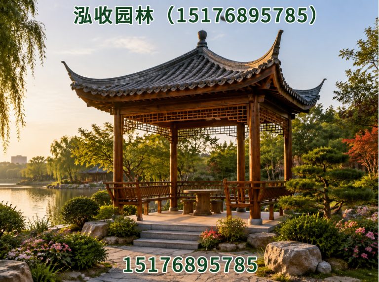 衢州防腐木凉亭展示图